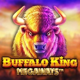 Buffalo King Megaways slot logo by Pragmatic Play at Action Casino