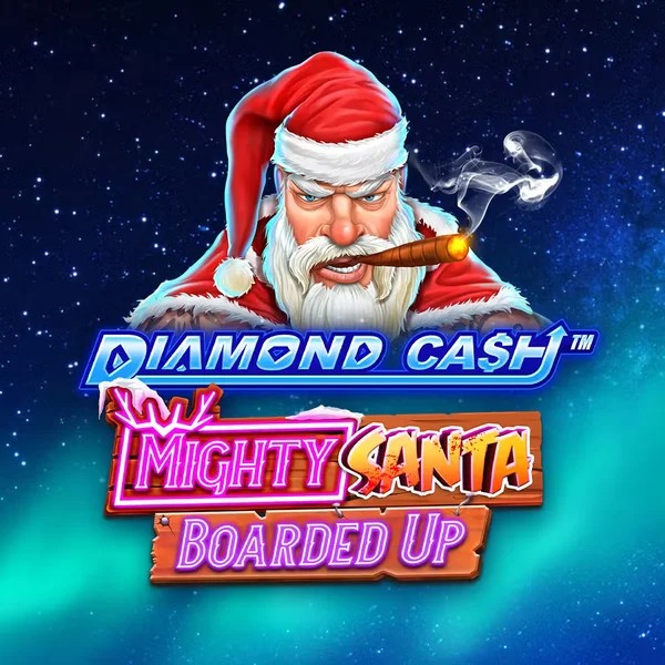 Play the Diamond Cash Mighty Santa Boarded Up slot by Greentube on Action Casino