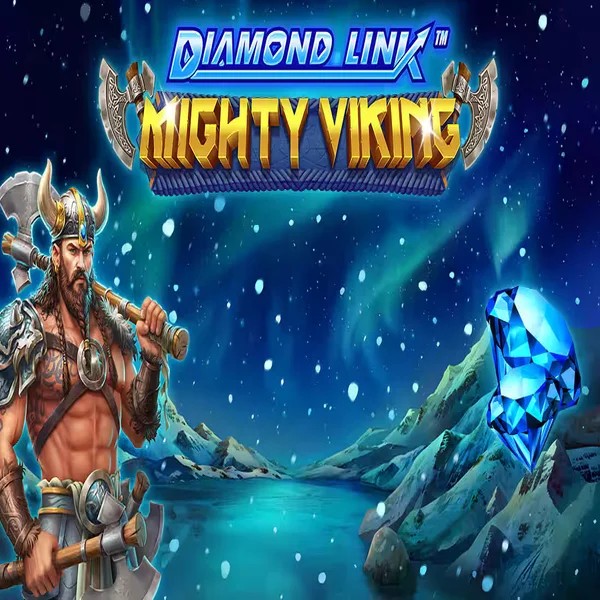 Diamond Link Mighty Viking casino game by Greentube – featured logo at Action Casino