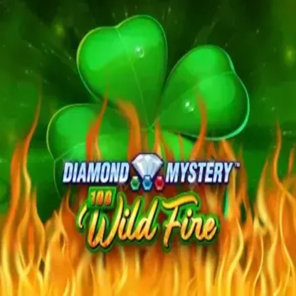 Diamond Mystery 100 Wild Fire slot icon by Greentube, available at Action Casino