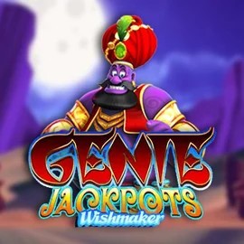 Genie Jackpots Wishmaker online game logo by Blueprint Gaming on casinoaction-au.com