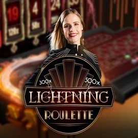 Lightning Roulette logo – Live Casino by Evolution at Action Casino
