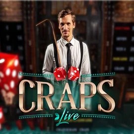 Live Craps logo – Live Casino by Evolution at Action Casino