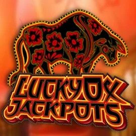Lucky Ox Jackpots by Rival, showcased at casinoaction-au.com – game logo