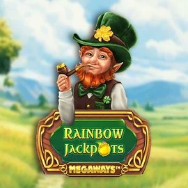 Rainbow Jackpots Megaways slot icon by Red Tiger Gaming, available at Action Casino