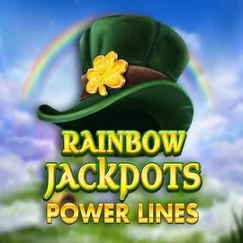 Official Jackpots logo: Rainbow Jackpots Power Lines by Red Tiger Gaming at Action Casino