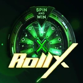 Roll X slot logo by SmartSoft at Action Casino