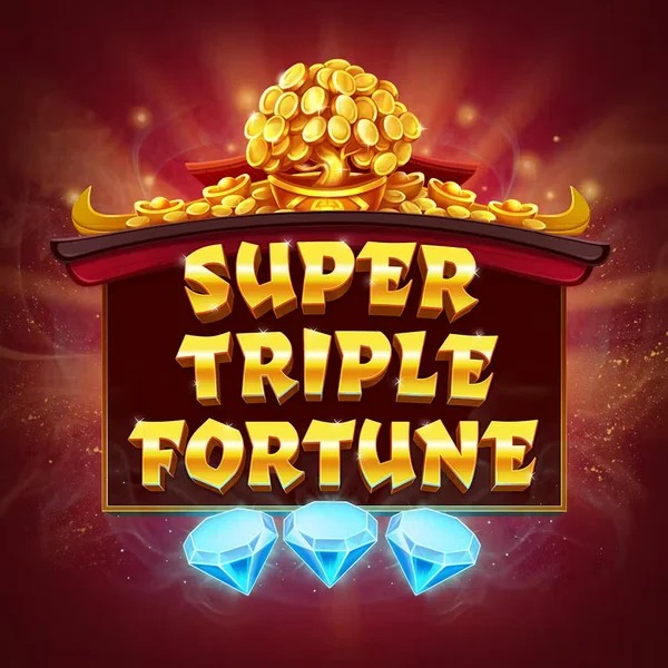 Super Triple Fortune slot logo by Greentube at Action Casino