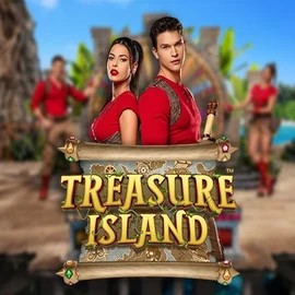 Official Live Casino logo: Treasure Island by Pragmatic Play at Action Casino