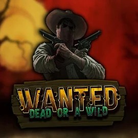 Official Slots logo: Wanted Dead or a Wild by Hacksaw Gaming at Action Casino